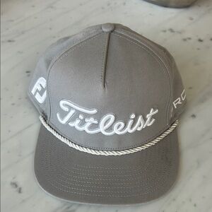 Titleist Gray Hat with White Logo